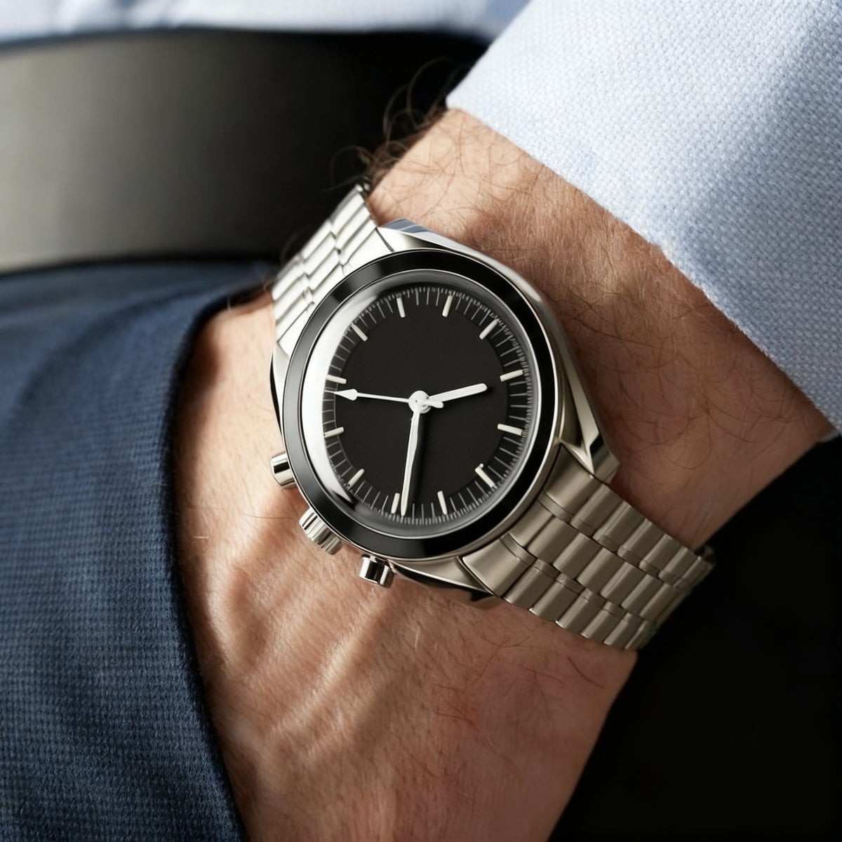 Reloj elegante de pulsera para hombre
