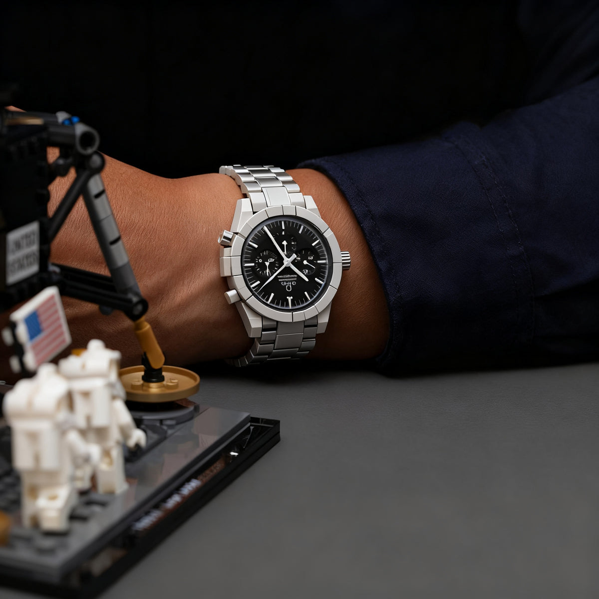 Reloj elegante de pulsera para hombre