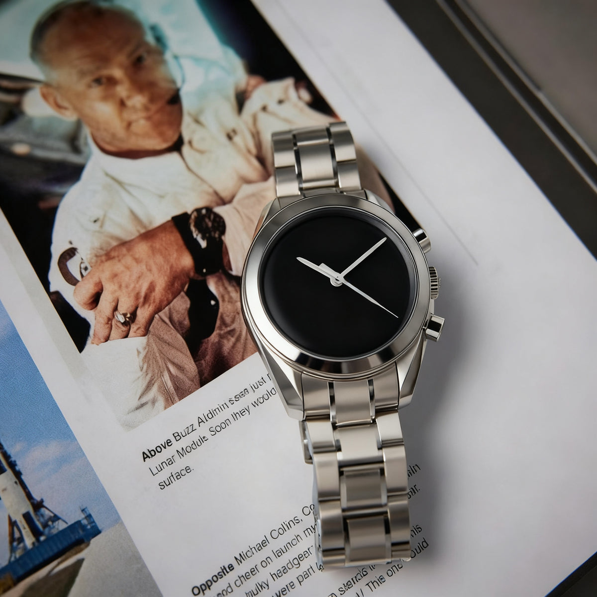 Reloj elegante de pulsera para hombre