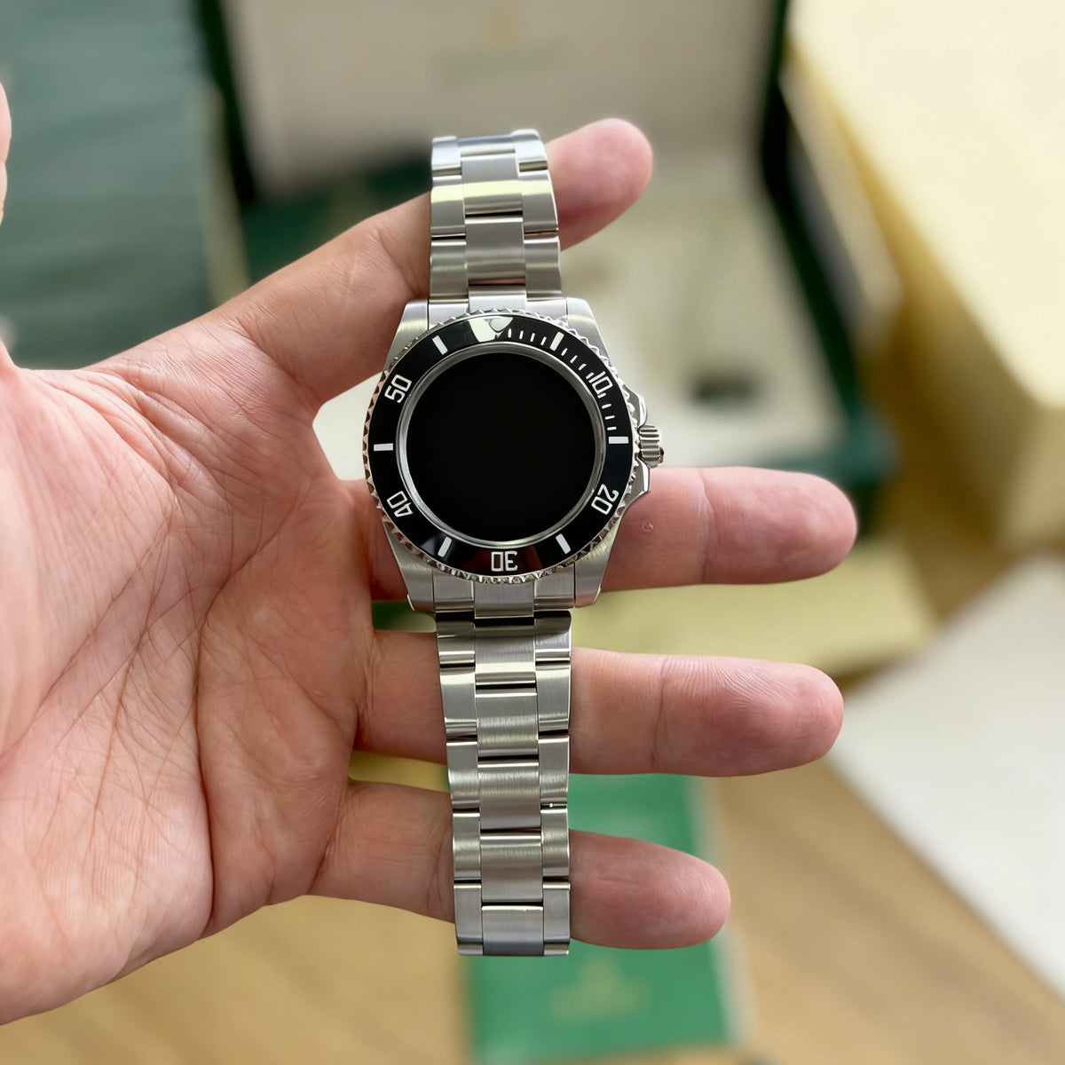 Reloj elegante de pulsera para hombre