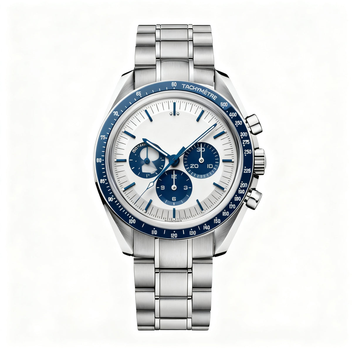Reloj elegante en color plata