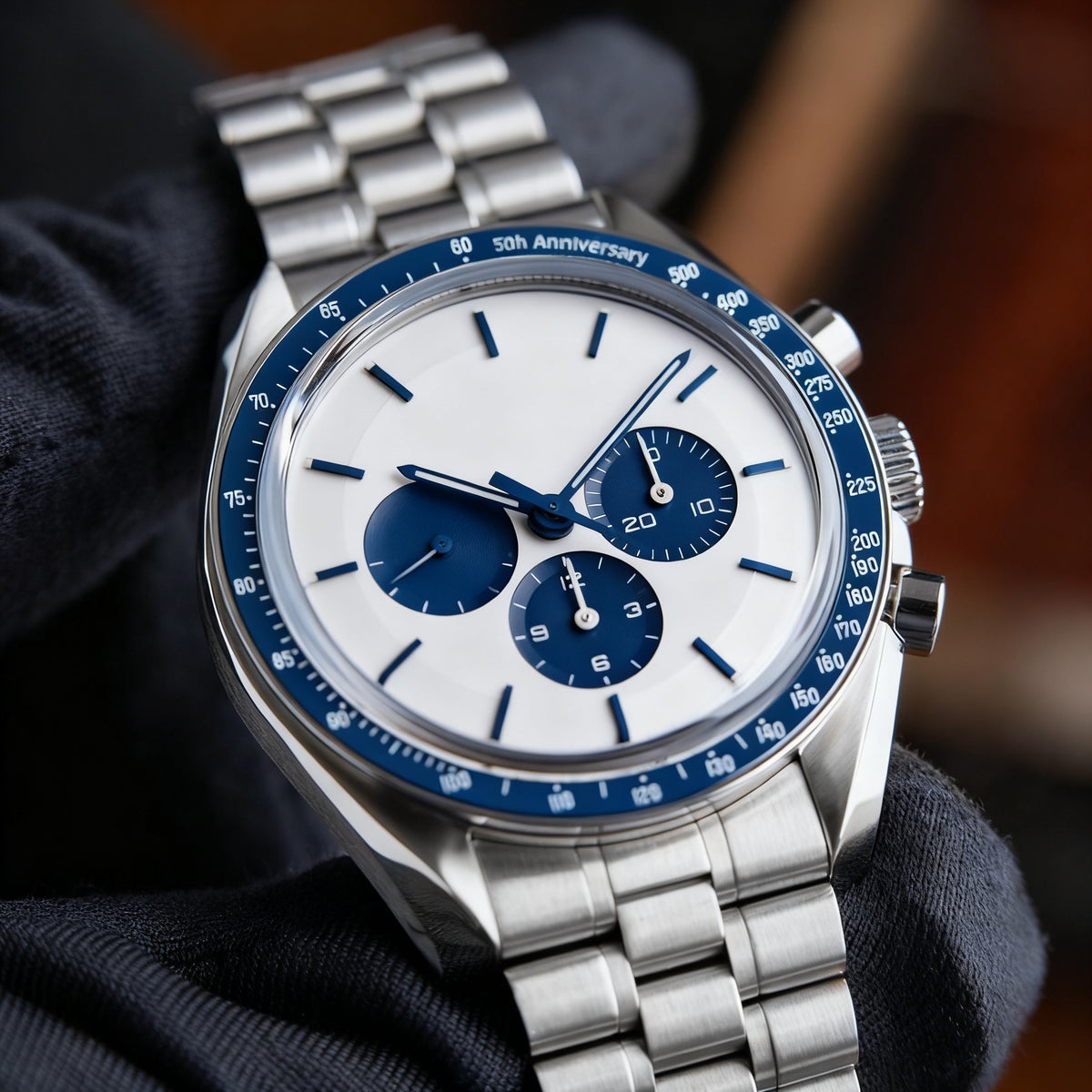 Reloj elegante en color plata