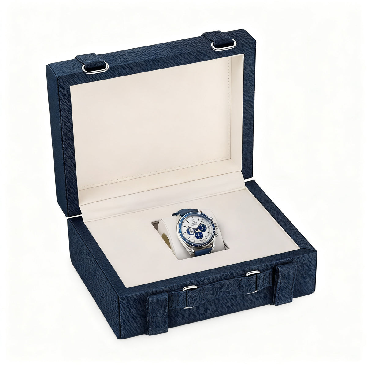 Reloj elegante en color plata