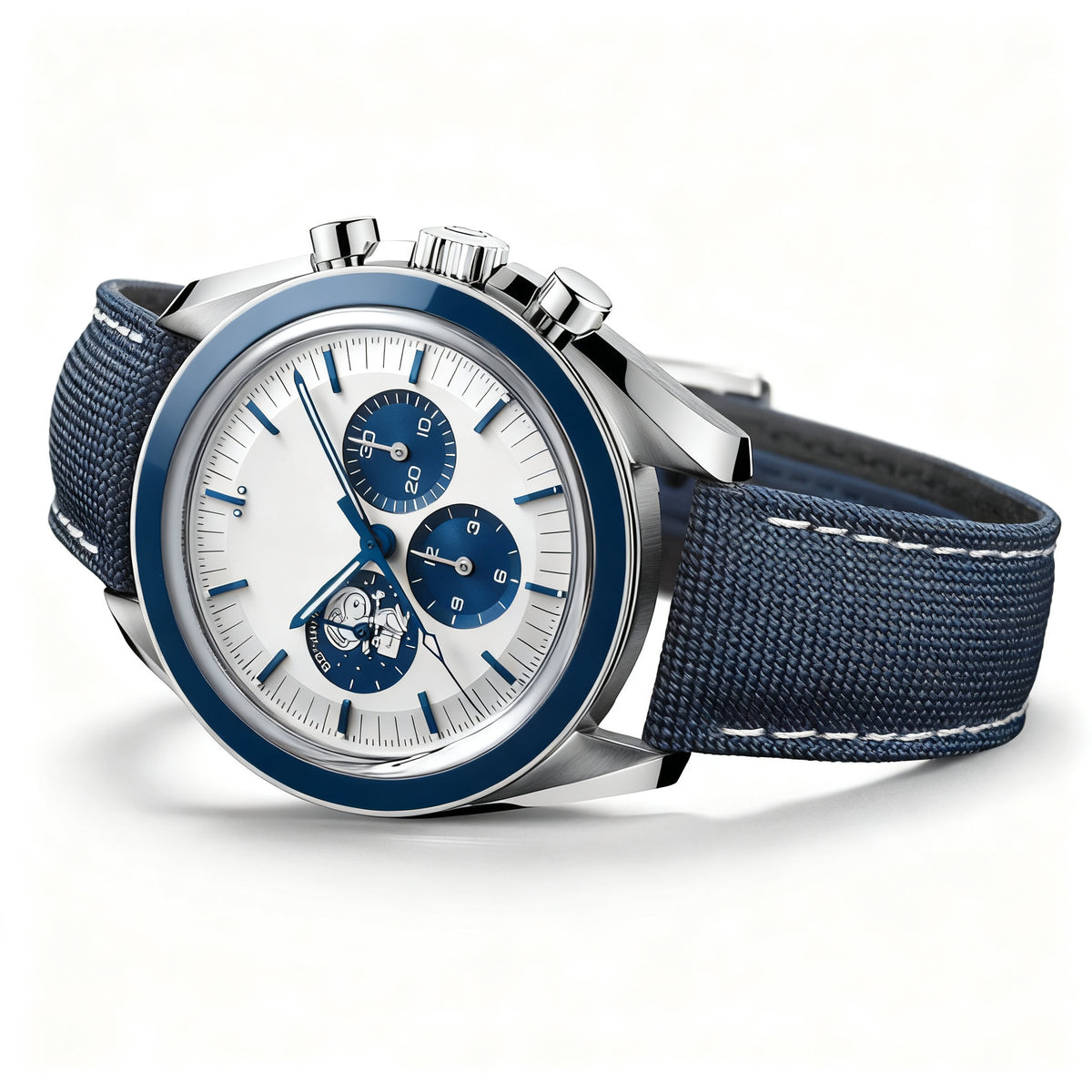 Reloj elegante en color plata