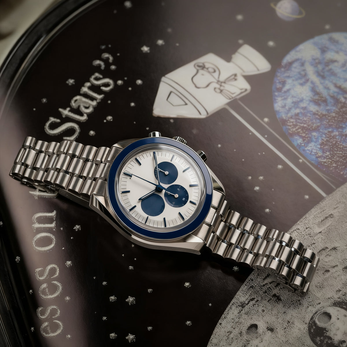Reloj elegante en color plata