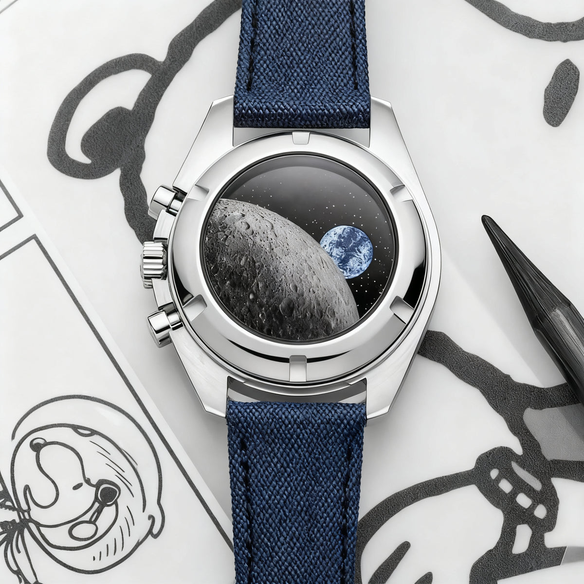 Reloj elegante en color plata