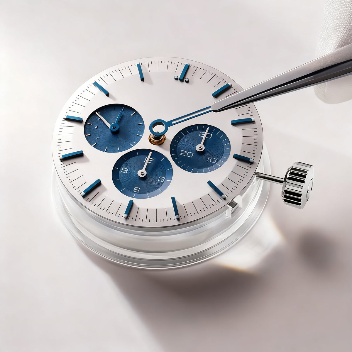 Reloj elegante en color plata