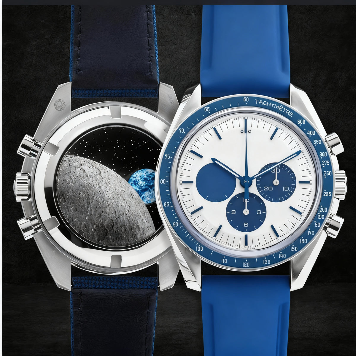 Reloj elegante en color plata