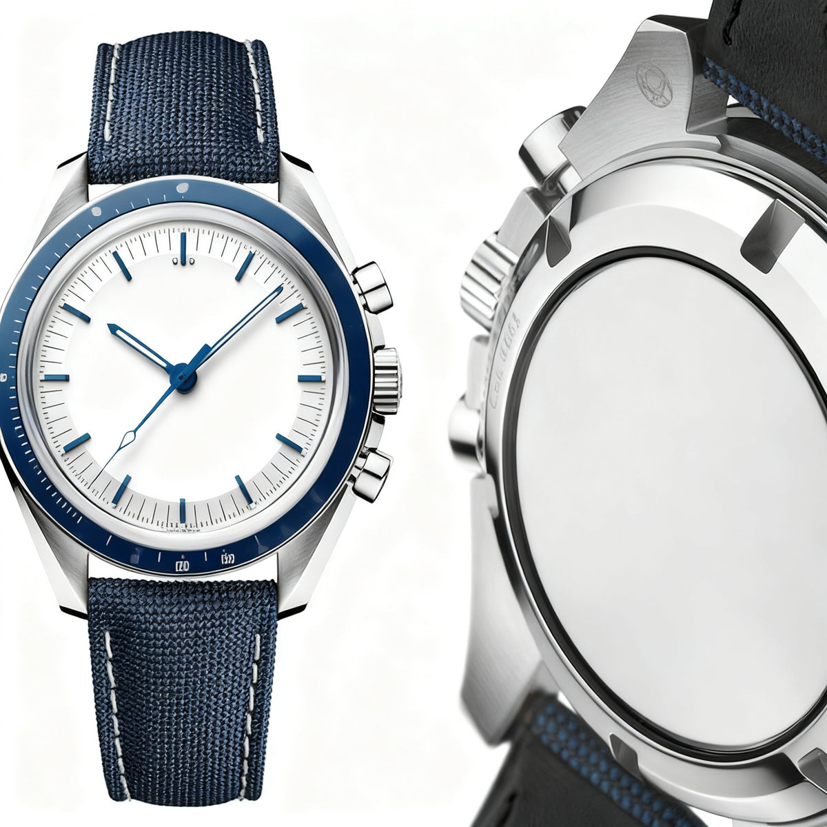 Reloj elegante en color plata