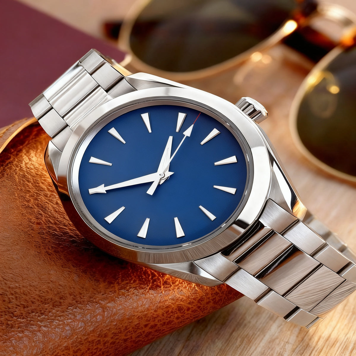 Reloj elegante de pulsera para hombre