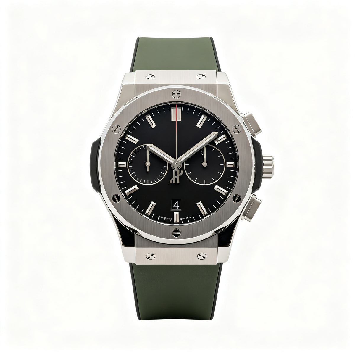 Reloj elegante para hombre color verde