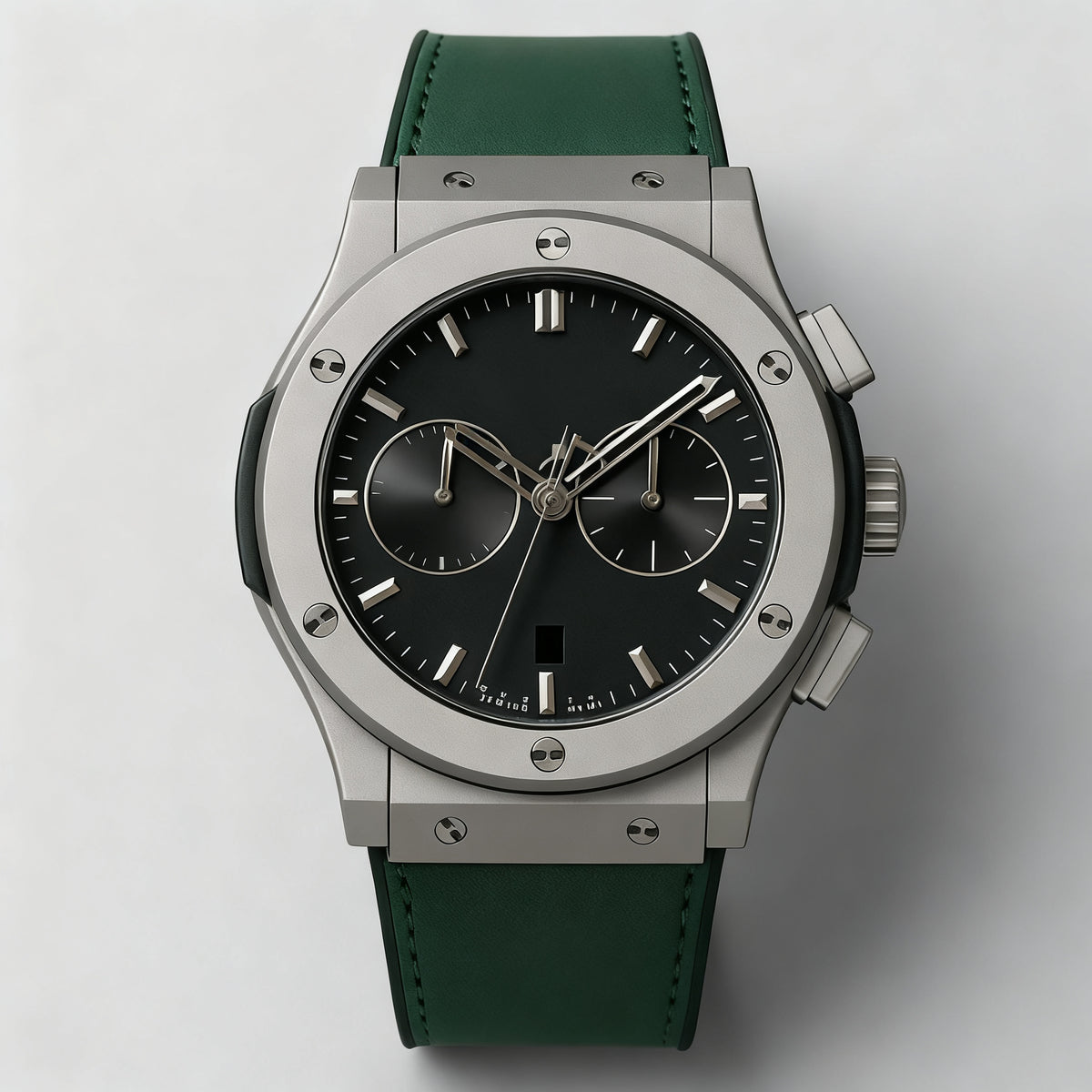 Reloj elegante para hombre color verde