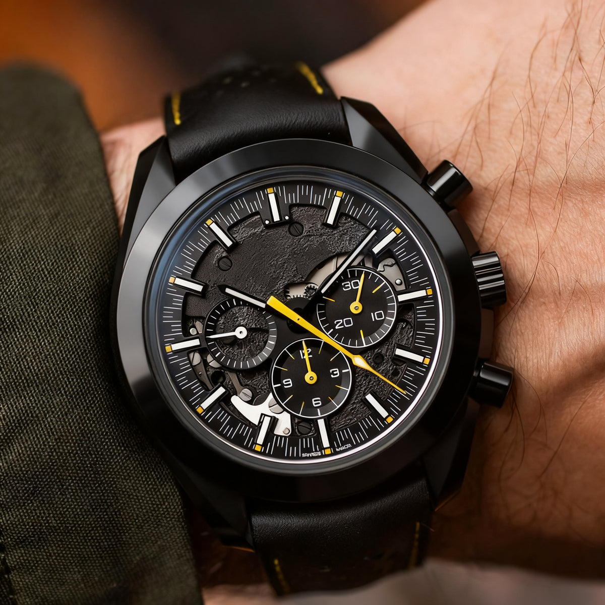 Reloj elegante de pulsera para hombre